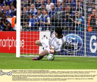 FUSSBALL - CL Finale, Bayern vs Chelsea München,DEUTSCHLAND,19.MAI.12 - FUSSBALL - UEFA Champions League Finale, FC Bayern München vs Chelsea FC. Bild zeigt Petr Cech (Chelsea). Keywords: Elfmeter. 