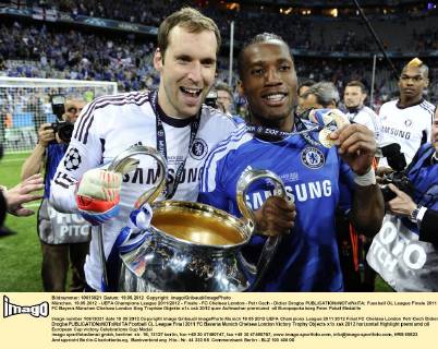 München, 19.05.2012 - UEFA Champions League 2011 2012 - Finale - FC Chelsea London - Petr Cech - Didier Drogba 