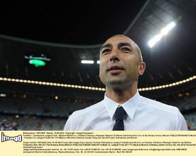 Football - Champions League Final - Bayern Munich vs. Chelsea Chelsea s Manager Roberto Di Matteo following their win at the Allianz Arena, Munich 