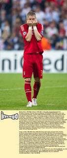 Elfmeterschiessen: Ratlose Gestik bei Bastian SCHWEINSTEIGER (BAY) nach dem verschossenen Elfmeter. Fussball UEFA Championsleague Finale der Männer Saison 2011 2012: FC Bayern München - FC Chelsea London in München, Deutschland am 19.05.2012,