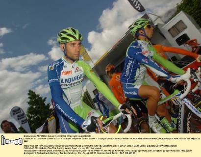 Criterium du Dauphine Libere 2012 - 1. Etappe: Seyssins - Saint Vallier - Liquigas 2012, Vincenzo Nibali -