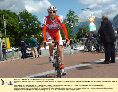 Criterium du Dauphine Libere 2012 - 1. Etappe: Seyssins - Saint Vallier - Katusha 2012, Denis Menchov -