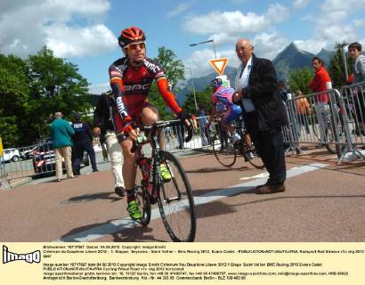 Criterium du Dauphine Libere 2012 - 1. Etappe: Seyssins - Saint Vallier - Bmc Racing 2012, Evans Cadel, -