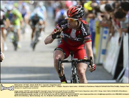 Cadel Evans from BMC Team Victoire -- Dauphine Libere 2012 - 1. Etappe - Seyssins- Saint Vallier - 04 06 2012 xPhotoNewsx