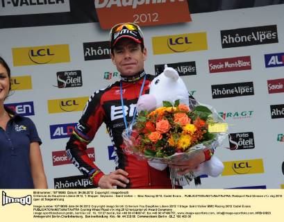 Criterium du Dauphine Libere 2012, 1. Etappe: Seyssins - Saint Vallier -- Bmc Racing 2012, Cadel Evans ,