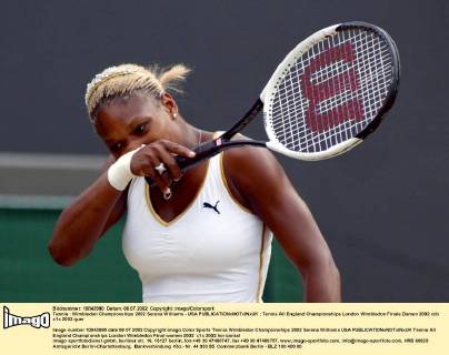 Tennis : Wimbledon Championships 2002 Serena Williams - USA