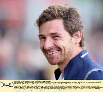 Tottenhams Andre Villas-Boas looks on..Pre-Season Stevenage Town v Tottenham Hotspur, The Lamex Stadium, Stevenage, 18th July 2012. Pic David Klein SPORTIMAGE EDITORIAL USE ONLY. No use with unauthorised audio, video, data, fixture lists, club league logos or live services. Online in-match use limited to 120 images, no video emulation. No use in betting, games or single club league player publications.