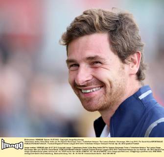 Tottenhams Andre Villas-Boas looks on..Pre-Season Stevenage Town v Tottenham Hotspur, The Lamex Stadium, Stevenage, 18th July 2012. Pic David Klein SPORTIMAGE EDITORIAL USE ONLY. No use with unauthorised audio, video, data, fixture lists, club league logos or live services. Online in-match use limited to 120 images, no video emulation. No use in betting, games or single club league player publications.