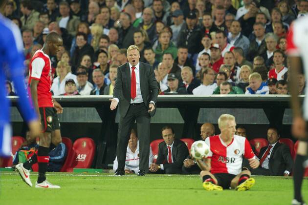 (L-R) coach Ronald Koeman of Feyenoord,Lex Immers of Feyenoord Feyenoord Rotterdam vs Dynamo Kiev. UEFA Champions League Third Round Qualifier 2012 2013 xVIxWillemxJanxDijkdrentxIVx 1079471