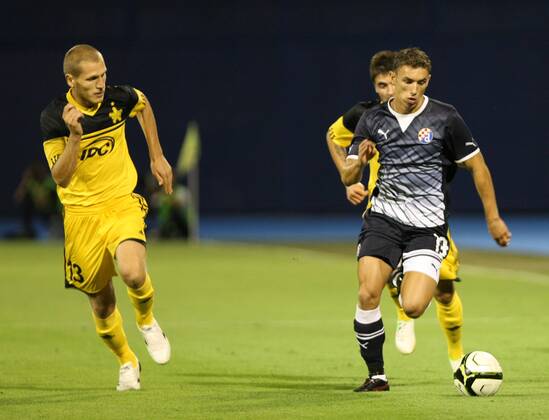 Zagreb, 08.08.2012. - Third qualifying round, Second leg - 08 08 2012 - (20:45 local time) - Stadion Maksimir - Zagreb. Dinamo - Sheriff Tiraspol 4:0. Josip Pivaric