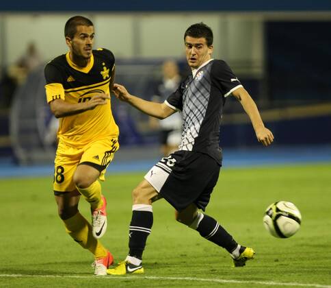 Zagreb, 08.08.2012. - Third qualifying round, Second leg - 08 08 2012 - (20:45 local time) - Stadion Maksimir - Zagreb. Dinamo - Sheriff Tiraspol 4:0. Marko Stanojevic and Mehmed Alispahic