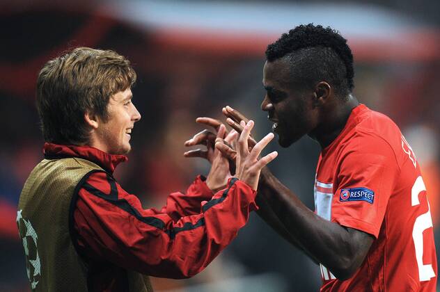 MOSCOW, Spartak s Jano Ananidze (L) and Emmanuel Emenike in a UEFA Champions League group stage match Spartak (Moscow) vs. Fenerbahce S.K.  premiumd RE1065CA