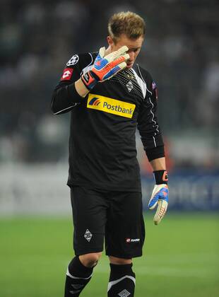 21-08-2012, Fussball, Saison 2012-2013, UEFA Champions League Qualifikation, Play-off, Borussia Mönchengladbach - Dynamo Kiew, Torhüter Marc-Andre ter Stegen (Borussia Mönchengladbach)