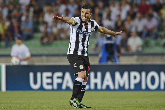 Udine 28 08 2012 - Champions League Quali -- Udinese Calcio - SC Sporting Braga -- Antonio Di Natale 