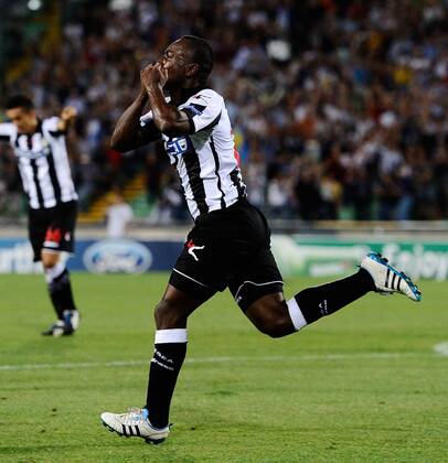 Udinese Calcio - SC Sporting Braga, esultanza gol Pablo Armero 