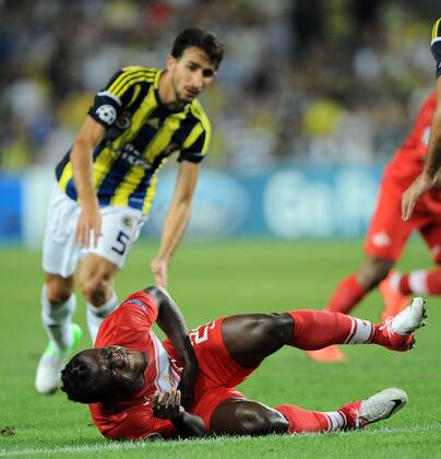 Champions League play off match between Fenerbahce and Spartak Moscow at Sukru Saracoglu Stadium in Istanbul, Turkey on 2012 08 29 Match Scored: Fenerbahce 1 - Spartak Moscow 1 Pictured: Emmanuel Emenike of Spartak Moscow. 