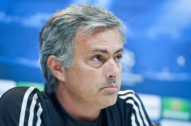 Manchester City - Real Madrid - UEFA Champions League 2012-2013 - Group Stage - Group D - Matchday 1 Jose Mourinho, coach and manager of Real Madrid, in the press conference before the match Valdebebas - Madrid - Spain - 17 09 2012 