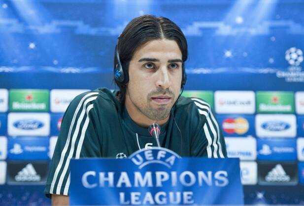 Manchester City - Real Madrid - UEFA Champions League 2012-2013 - Group Stage - Group D - Matchday 1 Sami Khedira, player of Real Madrid and Germany, in the press conference before the match Estadio Santiago Bernabeu- Madrid - Spain - 17 09 2012 