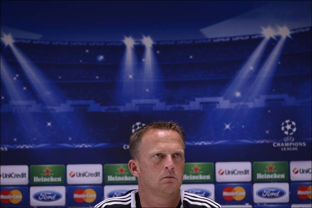 John Van Den Brom ( Entraineur Anderlecht ) FOOTBALL : RSC Anderlecht - AC Milan - 17 09 2012 Photonews Panoramic 