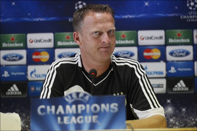 John Van Den Brom ( Entraineur Anderlecht ) FOOTBALL : RSC Anderlecht - AC Milan - 17 09 2012 Photonews Panoramic 