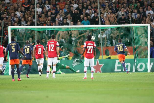younes belhanda Elfmeter montpellier Montpellier HSC - Arsenal FC London 1:2 xRichardGosselinxPanoramicx 