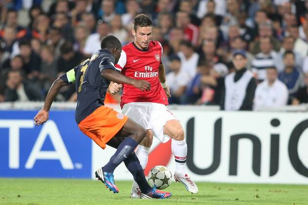 Olivier Giroud (Arsenal) Montpellier HSC - Arsenal FC London 1:2 xRichardGosselinxPanoramicx 