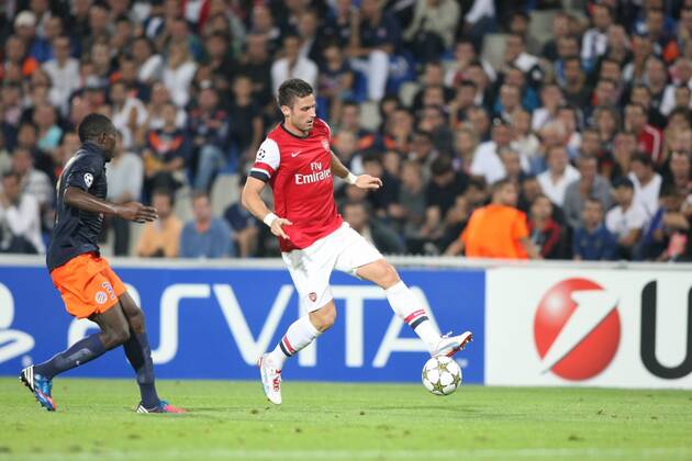 Olivier Giroud (Arsenal) Montpellier HSC - Arsenal FC London 1:2 xRichardGosselinxPanoramicx 