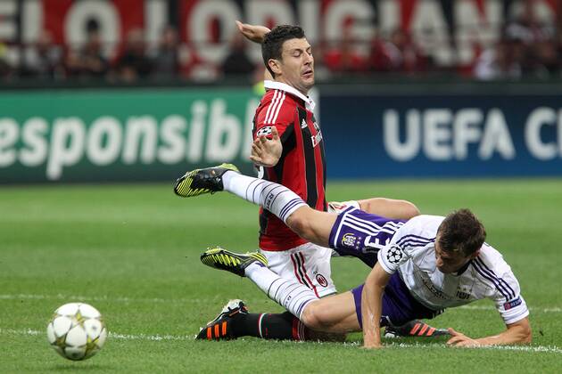 Daniele Bonera Milan Guillaume Gillet Anderlecht - AC Milan - RSC Anderlecht 0:0 PaoloxNucci