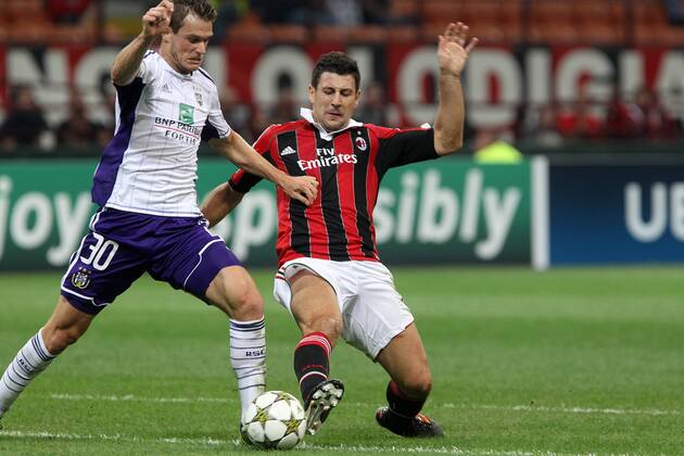 Daniele Bonera Milan Guillaume Gillet Anderlecht - AC Milan - RSC Anderlecht 0:0 PaoloxNucci