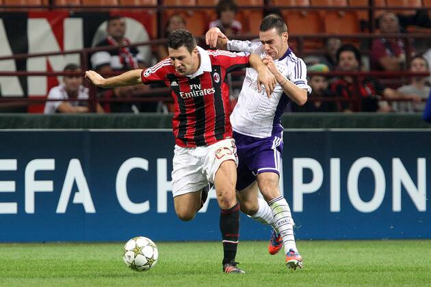 Daniele Bonera Milan Massimo Bruno Anderlecht - AC Milan - RSC Anderlecht 0:0 PaoloxNucci
