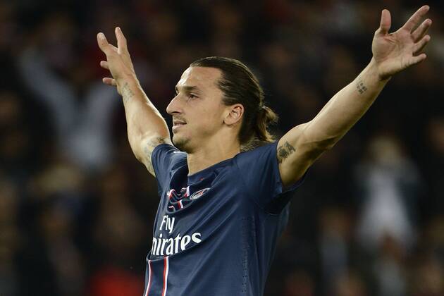 Champions League PSG Paris Saint Germain-Dinamo Kiev 4:1 Zlatan Ibrahimovic 