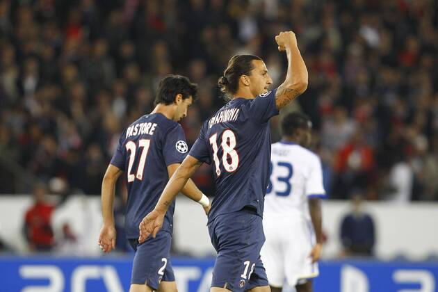 Zlatan Ibrahimovic (PSG) Champions League PSG Paris Saint Germain -Dinamo Kiev 4:1 GwendolineLeGoff Panoramic 