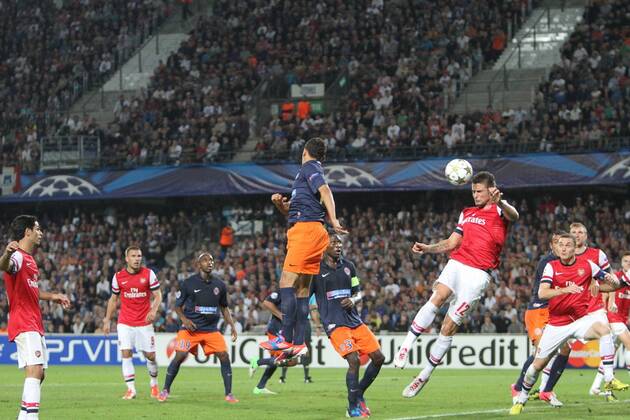 olivier Giroud Montpellier HSC - Arsenal FC London 1:2 xRichardGosselinxPanoramicx 