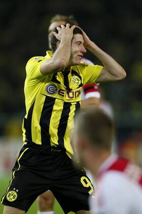 Robert LEWANDOWSKI (BVB) nach einer vergebenen Tormöglichkeit