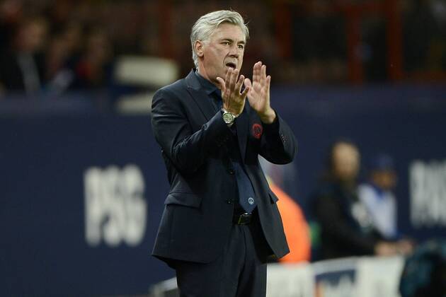 Gc Parigi (Francia) 18 09 2012 - Champions League Paris Saint Germain-Dinamo Kiev: Carlo Ancelotti 