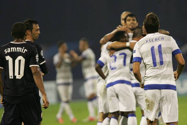 Zagreb, 18.09.2012., Stadion Maksimir - UEFA Champion League 2012 13 season, Group A GNK Dinamo (blue) - FC Porto (white) 0:2