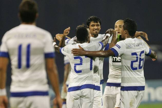 Zagreb, 18.09.2012., Stadion Maksimir - UEFA Champion League 2012 13 season, Group A GNK Dinamo (blue) - FC Porto (white) 0:2 Christian Atsu (27), Alex Sandro (26), Kleber (11), ...