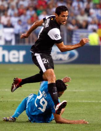 CL FC Malaga - FC Zenit St. Petersburg 3:0 Roque Santa Cruz, Hulk 