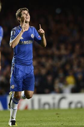 Chelsea FC London - Juventus Turin, Torjubel Oscar 