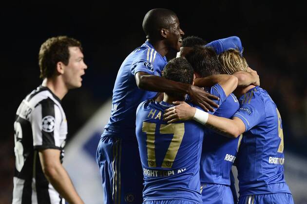 Chelsea FC London - Juventus Turin, Torjubel Oscar 