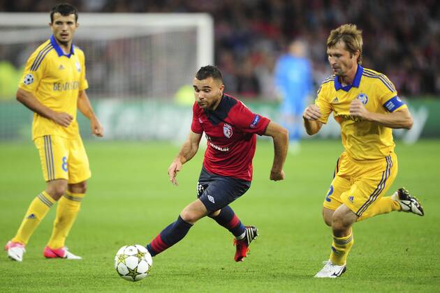 Marvin Martin (Losc) vs Dmitri Likhtarovich (Borisov) FOOTBALL : Losc Lille vs Fc Bate Borisov xJBAutissierx 