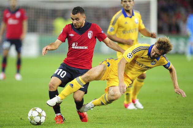 Marvin Martin (Losc) vs Dmitri Likhtarovich (Borisov) FOOTBALL : Losc Lille vs Fc Bate Borisov xJBAutissierx 