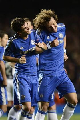 Chelsea FC London - Juventus Turin, Torjubel Oscar 