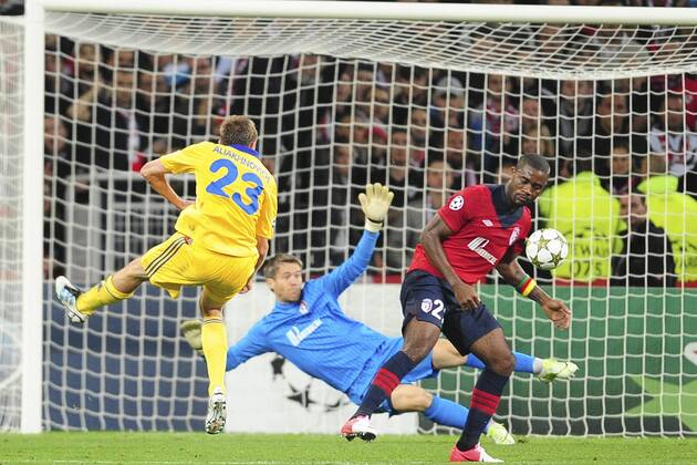 But de Edgar Olekhnovich (Borisov) FOOTBALL : Losc Lille vs Fc Bate Borisov xJBAutissierx 