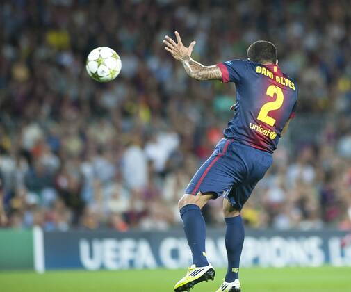 Liga futbol profesional 2012 - 2013 - Champions League - UEFA - jornada 1 - Futbol Club Barcelona - FC Spartak Moskva - futbol - soccer - Dani Alves 