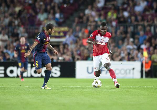 Liga futbol profesional 2012 - 2013 - Champions League - UEFA - jornada 1 - Futbol Club Barcelona - FC Spartak Moskva - futbol - soccer - Emmanuel Emenike 