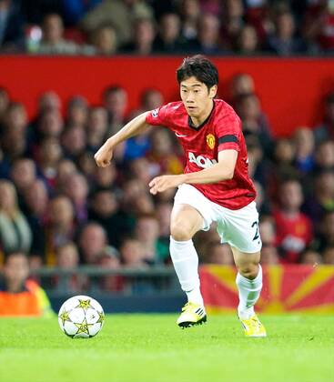 Manchester United s midfielder Shinji Kagawa in action during the group H Manchester United (ManU) - Galatasaray Istanbul xTimxWilliamsx  ActionPlus124286