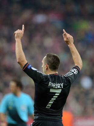 FUSSBALL CHAMPIONS LEAGUE SAISON 2012 2013 GRUPPENPHASE FC Bayern München - FC Valencia 19.09.2012 Franck Ribery (FC Bayern München)