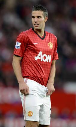 Robin van Persie of Manchester United - Barclays Premier League - Manchester Utd vs Tottenham - Old Trafford Stadium - Manchester - 29 09 12 - Picture Simon Bellis Sportimage EDITORIAL USE ONLY. No use with unauthorised audio, video, data, fixture lists, club league logos or live services. Online in-match use limited to 120 images, no video emulation. No use in betting, games or single club league player publications.