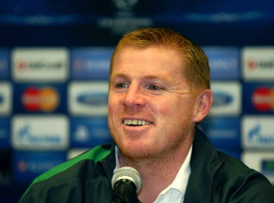 Russian Federation. Moscow. 01 oct. 2012. Hotel Radisson - Royal . Press-conference. Group stage of UEFA CHAMPIONS LEAGUE 2012-2013. FC SPARTAK Moscow - CELTIC-Glasgow. Neil Lennon (NIR) - Hd. Coach CELTIC-Glasgow 
